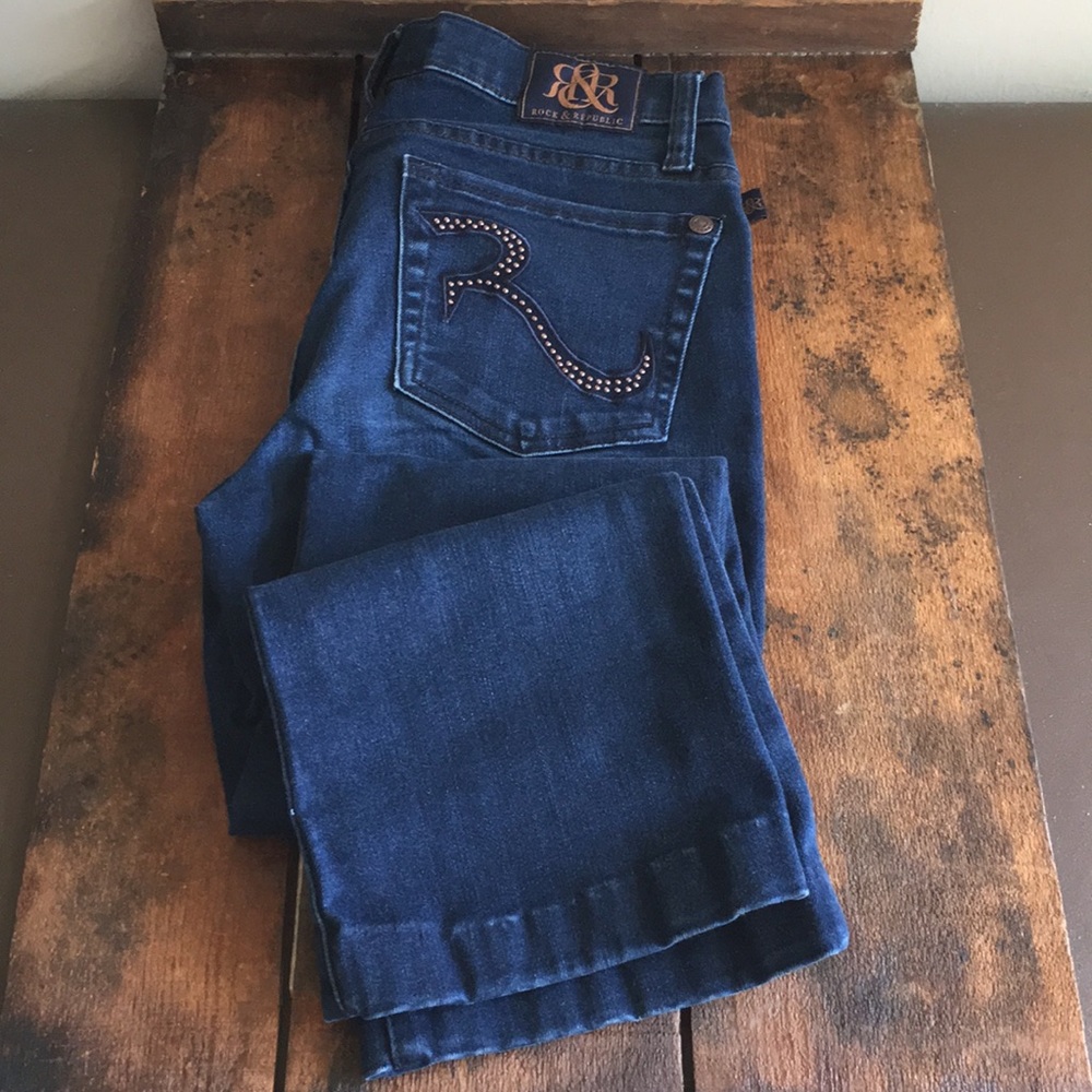 Rock & Republic Kassandra crop jeans